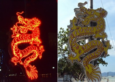 Khung trang trí ven đường Bạch Đằng - TP. Đà Nẵng năm 2012