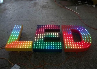 Chữ nổi gắn LED Full Color